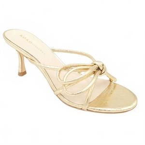 NEW KOKO + PALENKI women's barely sandal in gold